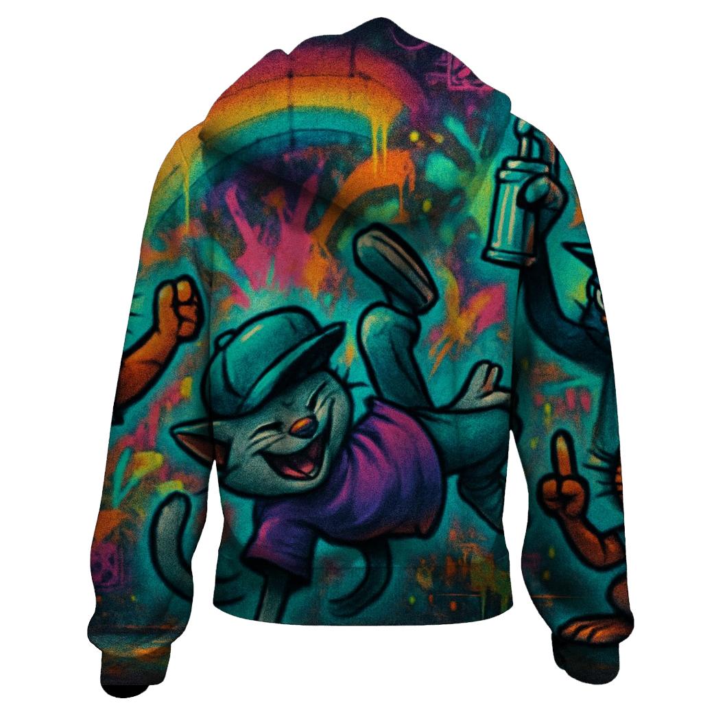 Graffiti Riot Alley Cats hoodie styles