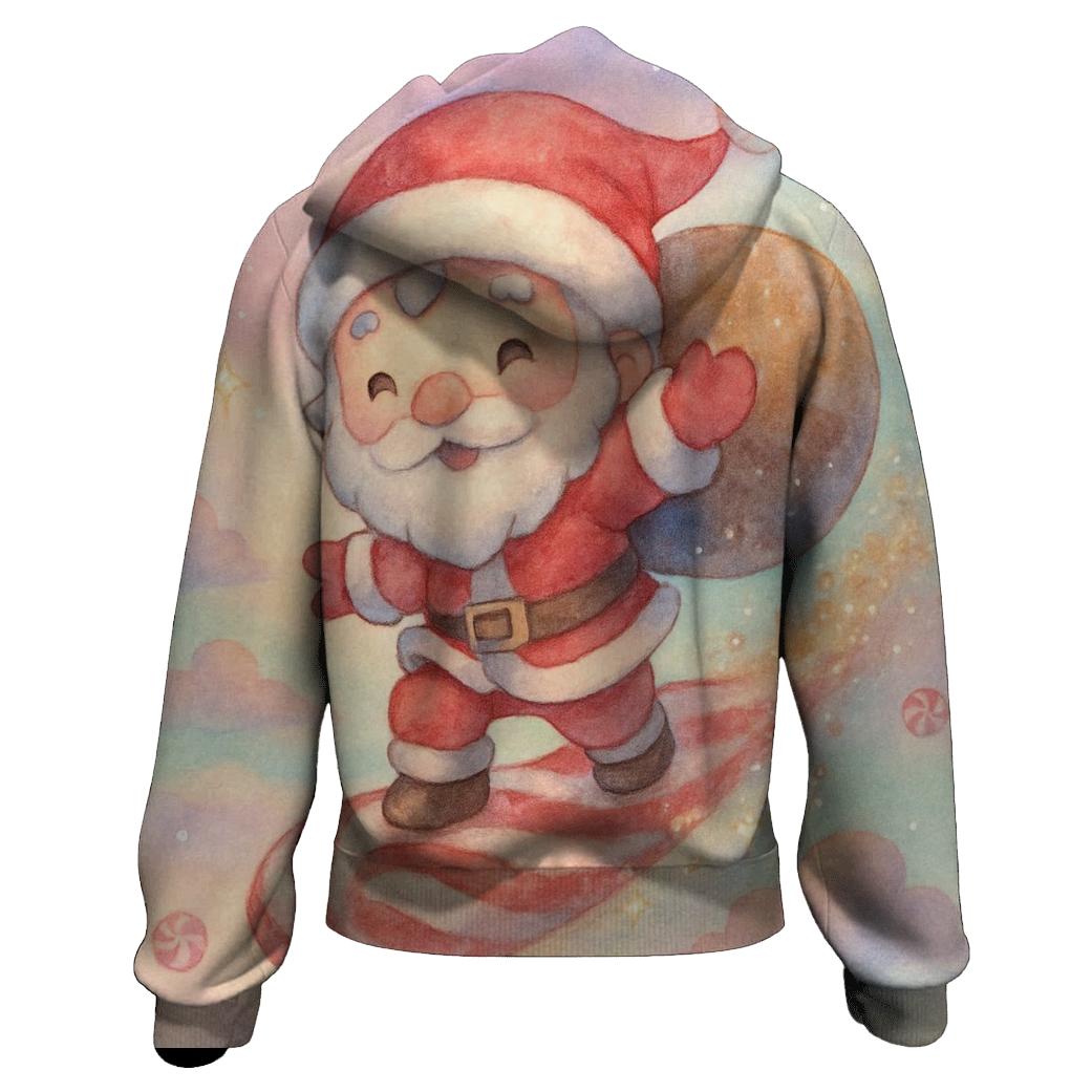 Candy Comet Santa custom hoodies