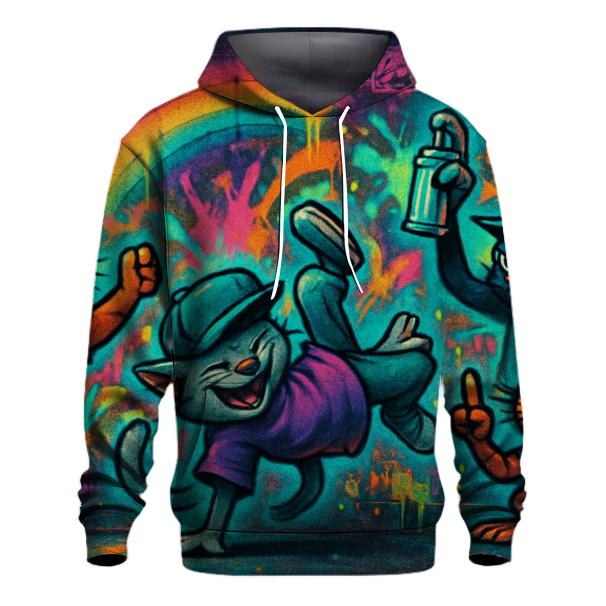 Graffiti Riot Alley Cats hoodies fashion