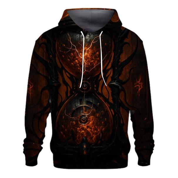 Infernal Clockwork Hourglass heavyweight hoodies