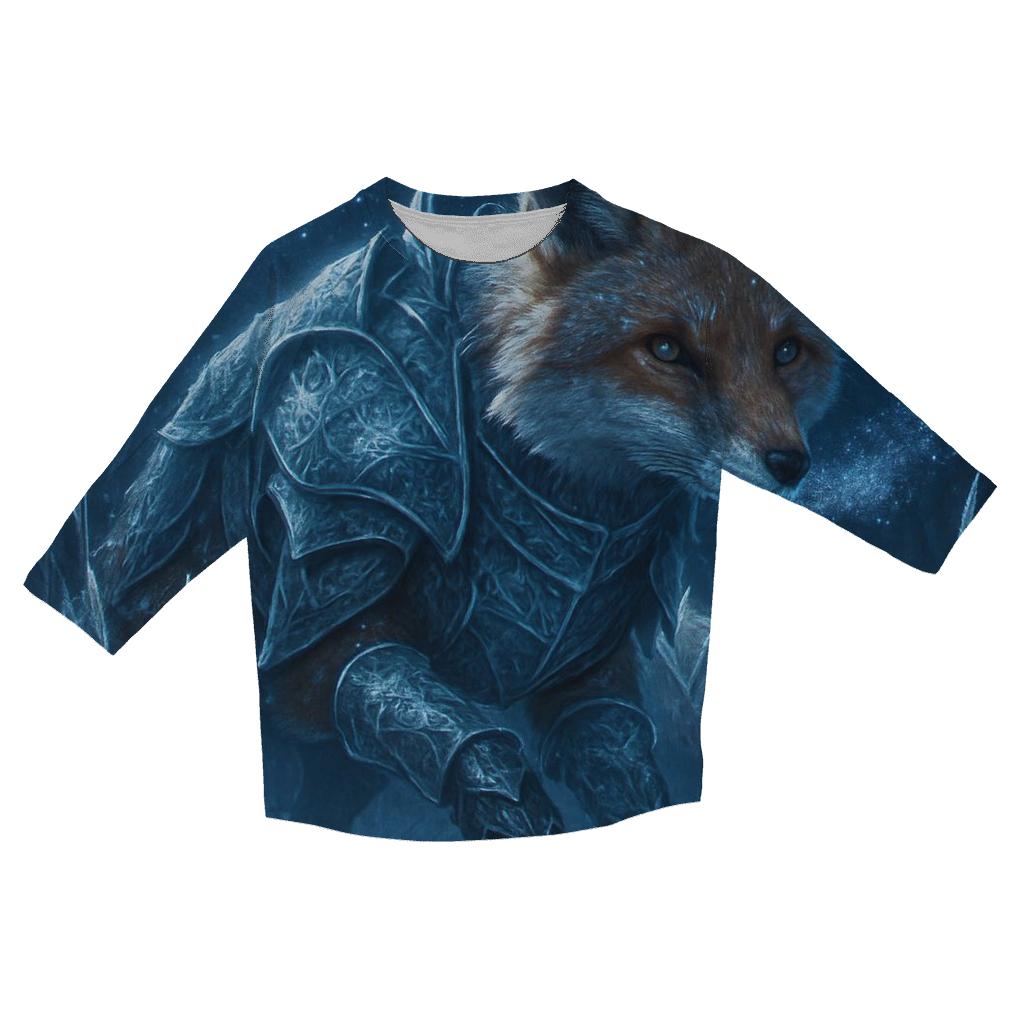 Random Frostbound Fox personalized 3/4 sleeve tees