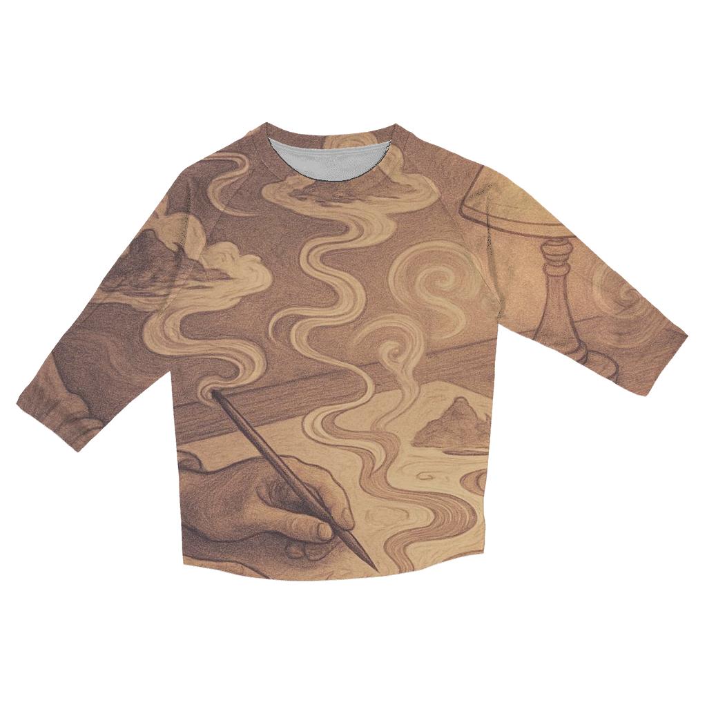 Random Dreamline Cartographer cotton quarter sleeve shirts