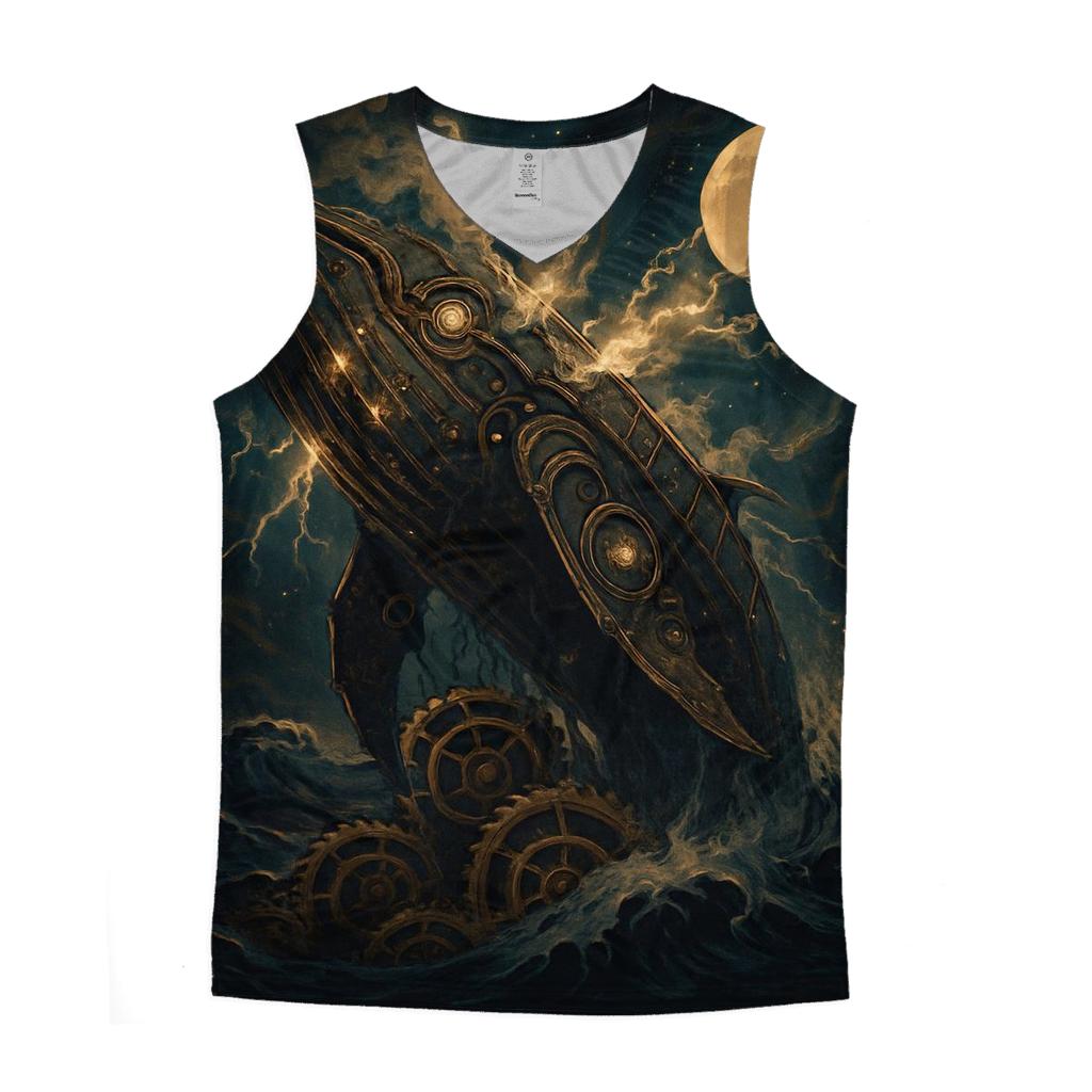 Random Clockwork Whale stylish racerback tanks
