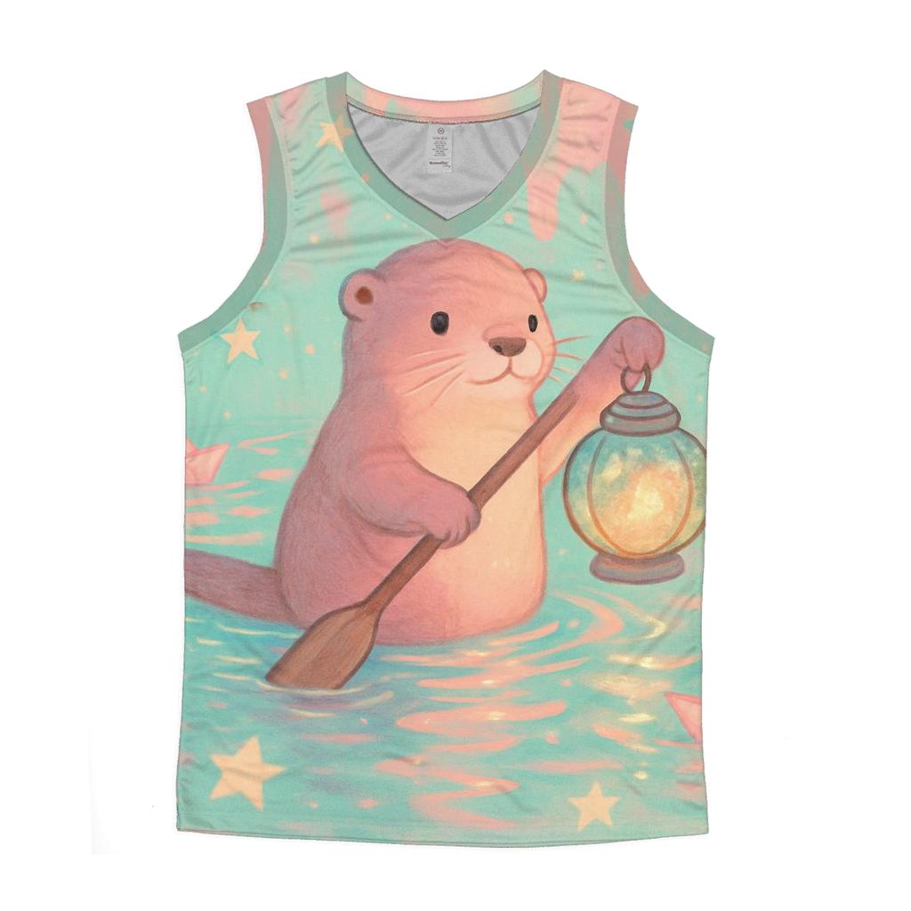 Random Lantern Otter cotton sleeveless tops