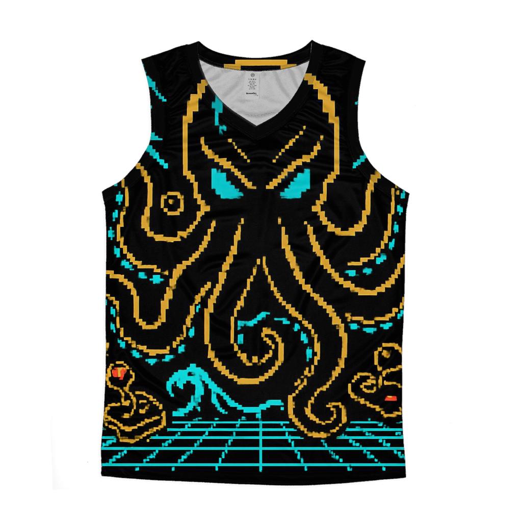 Random Arcade Kraken designer workout tanks