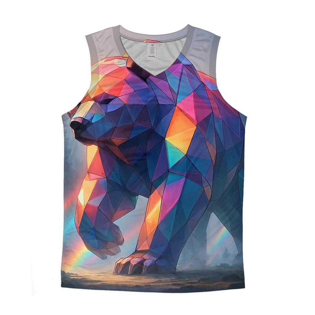 Random Prism Bear custom tank tops
