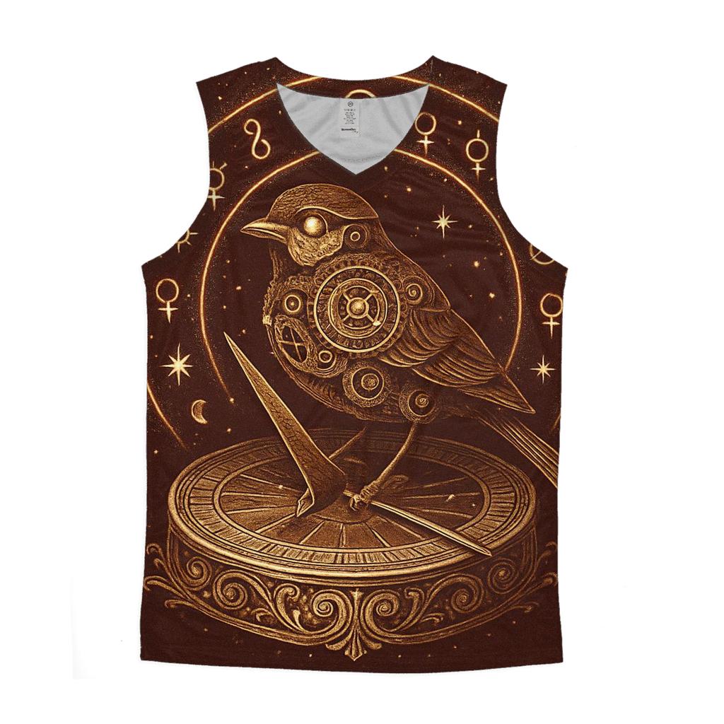 Random Clockwork Sparrow designer workout tanks