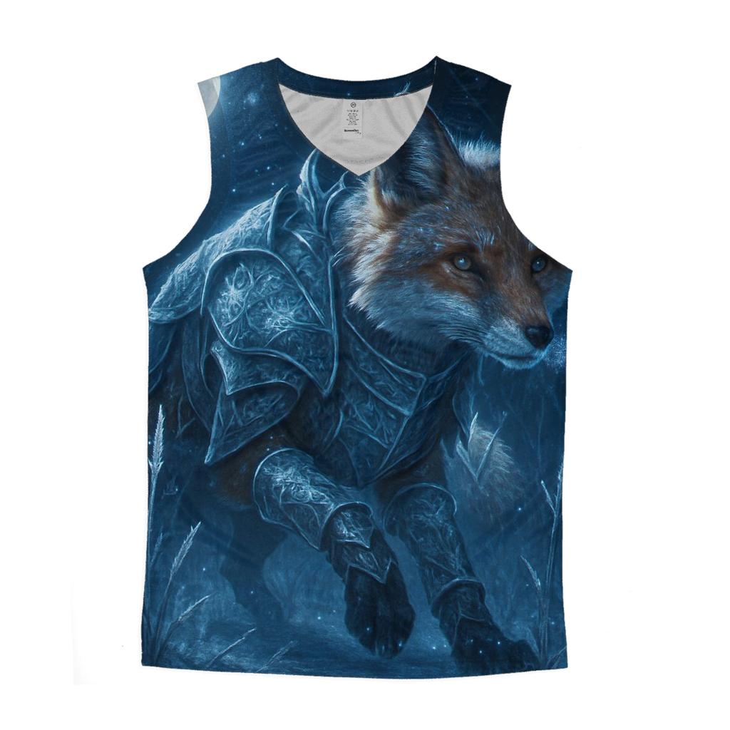Random Frostbound Fox personalized athletic tanks