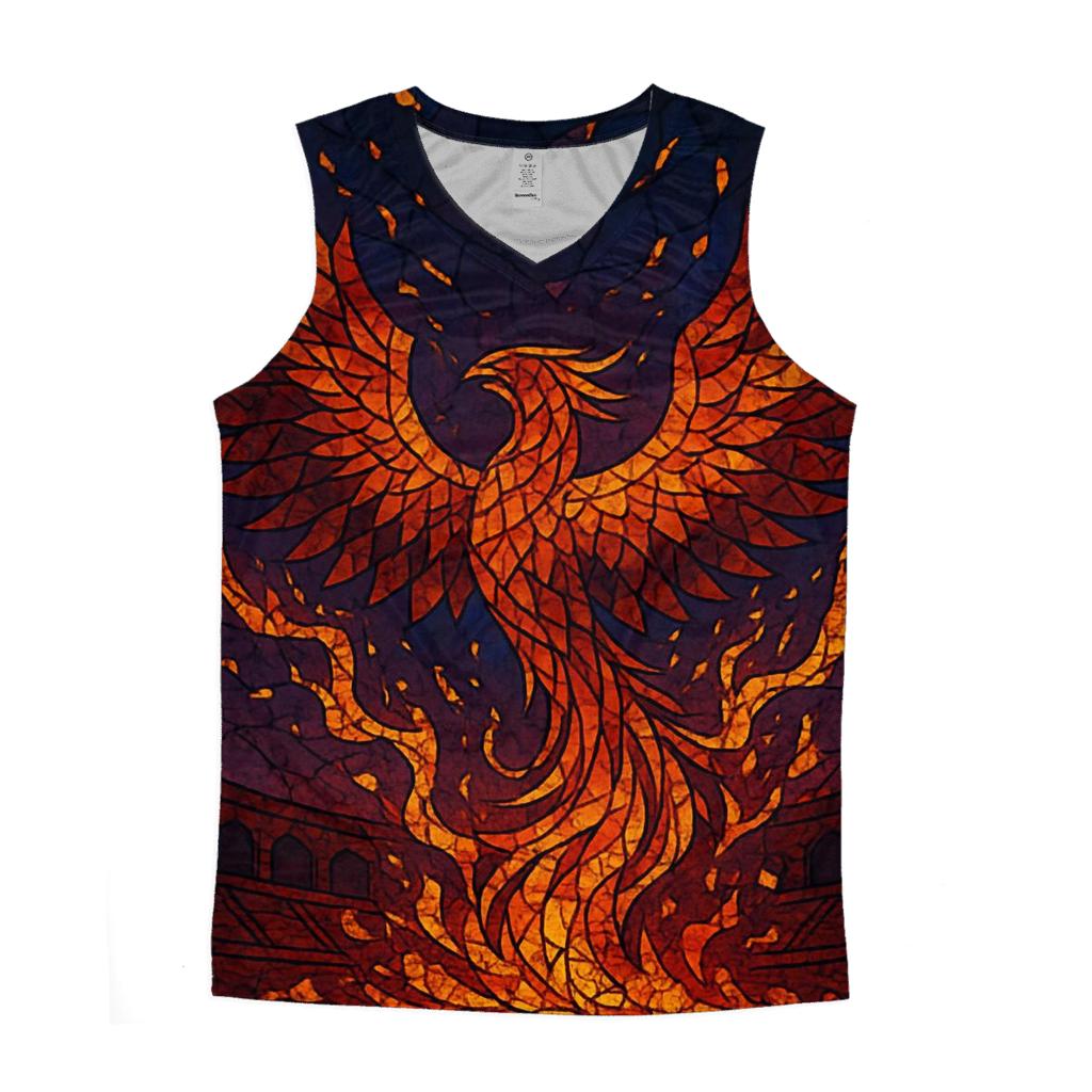 Random Mosaic Phoenix custom tank tops