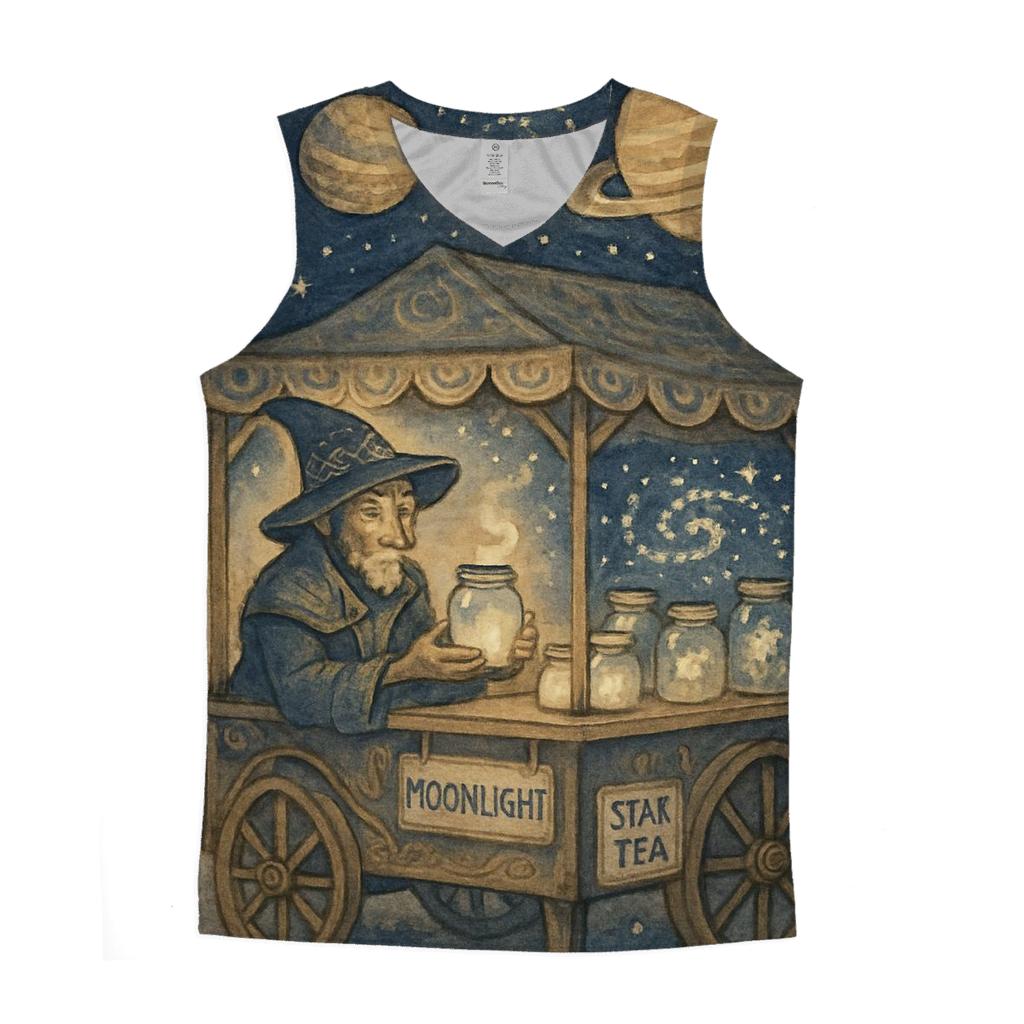 Random Celestial Tea Merchant designer workout tanks