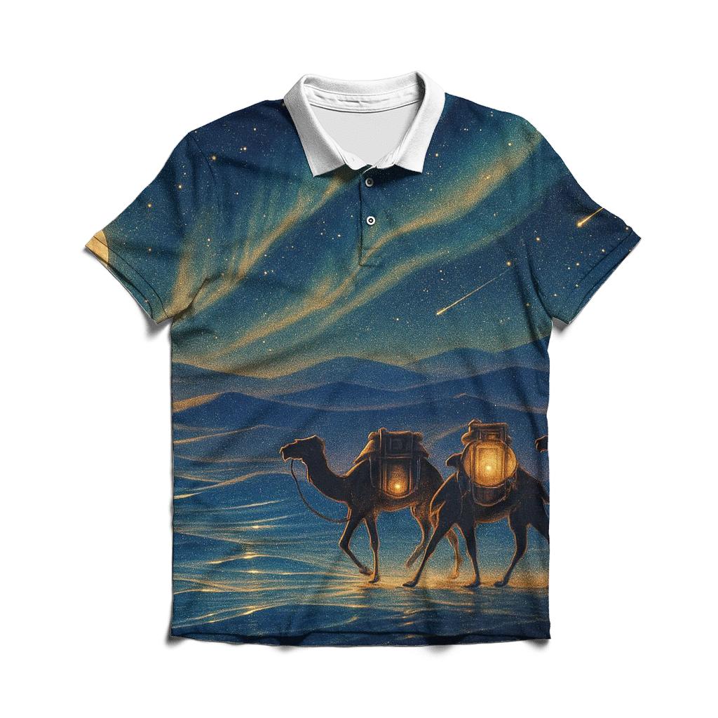 Random Midnight Caravan classic pique polos
