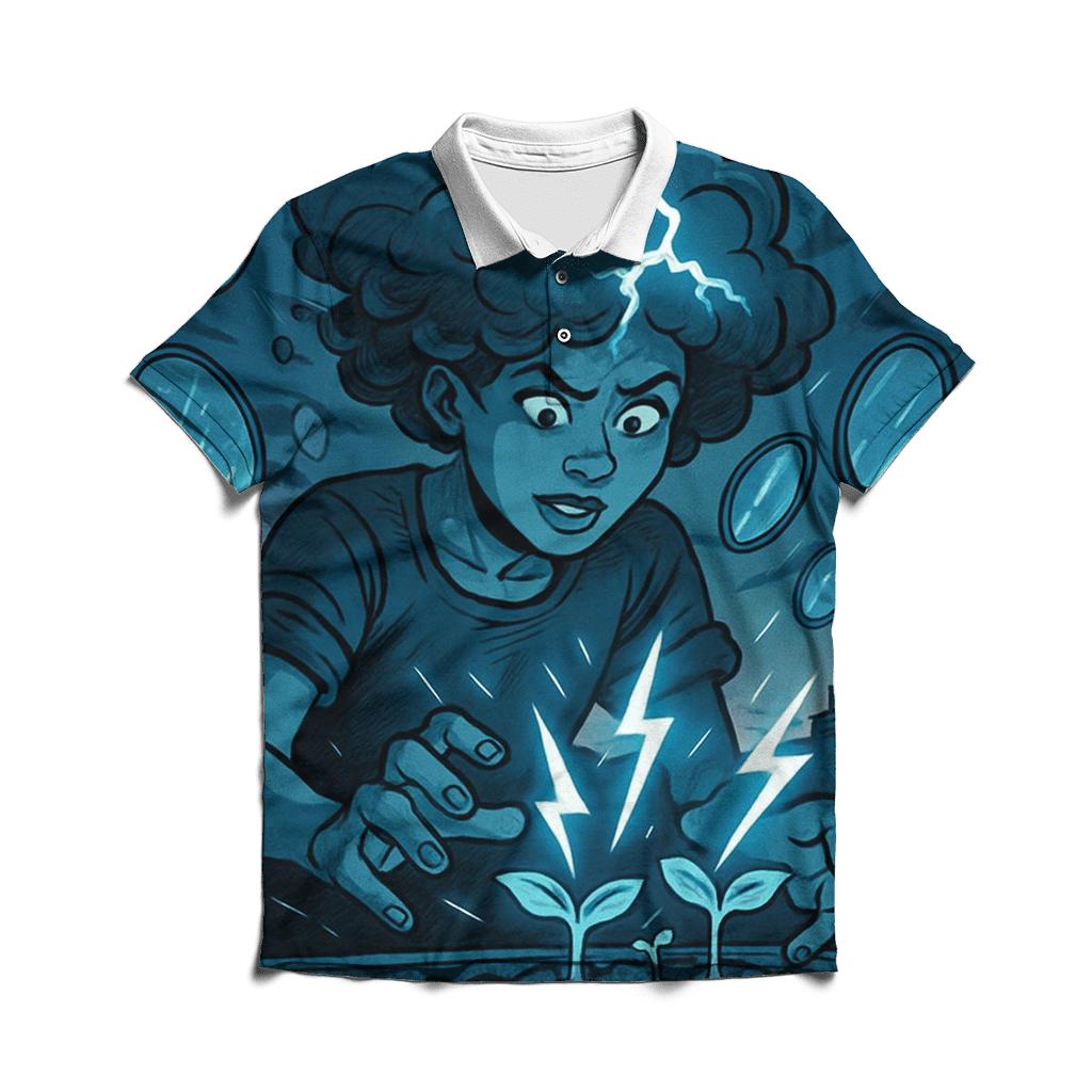 Random Thunder Gardener designer slim fit polos