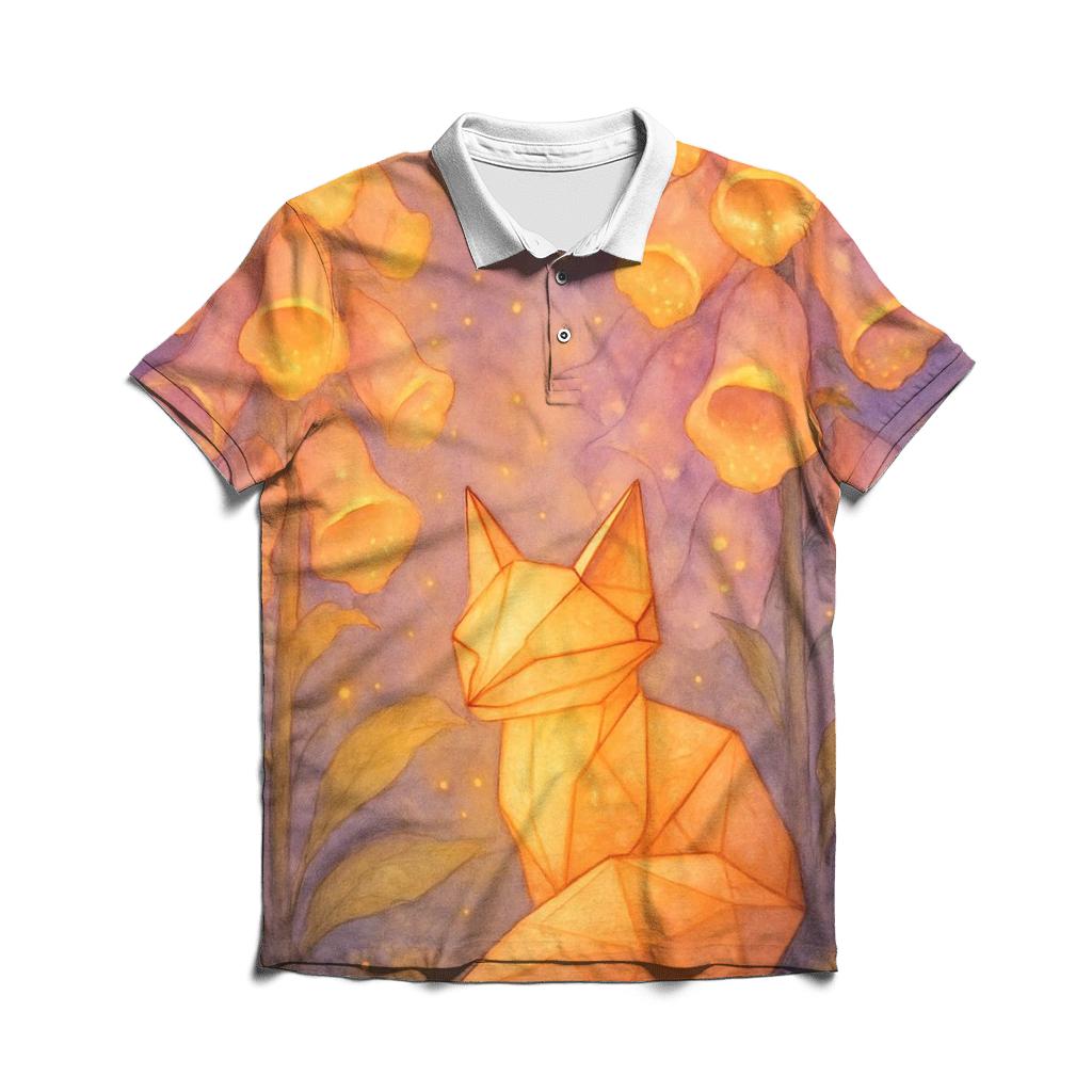 Random Lantern Foxglove casual sports polo shirts