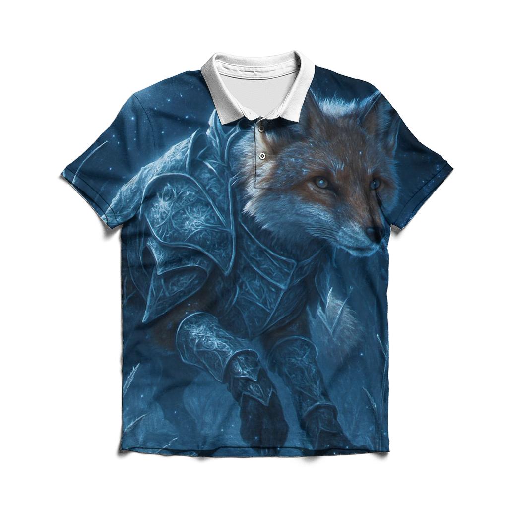 Random Frostbound Fox designer slim fit polos