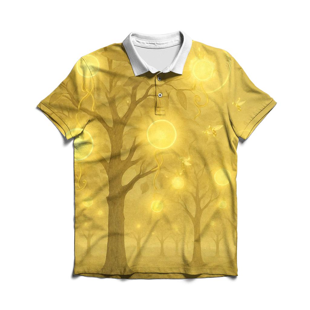 Random Solar Orchard branded logo polo shirts