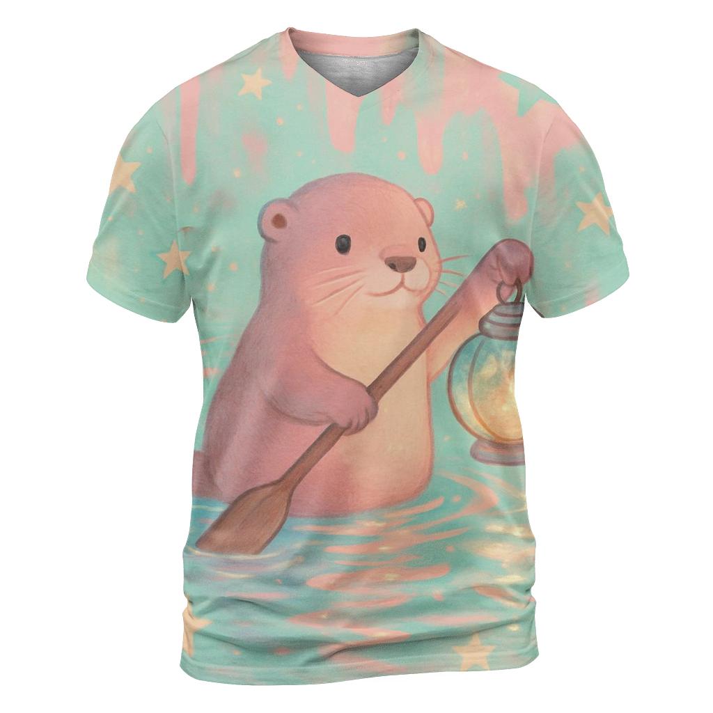 Random Lantern Otter custom all-over print shirts