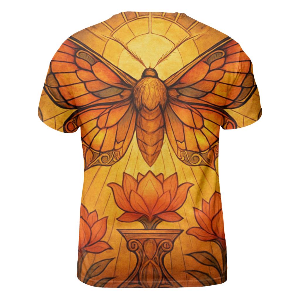 Random Solar Moth creative print fashion shirts