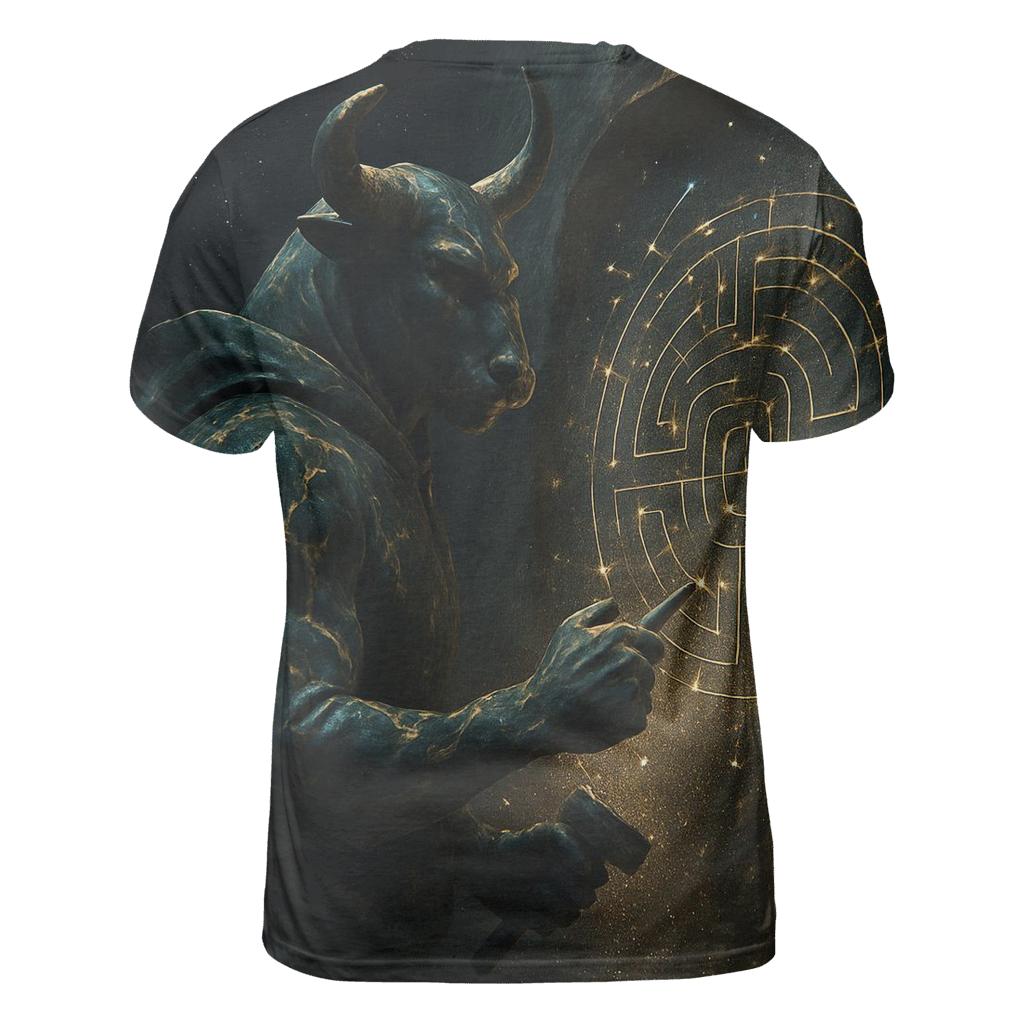 Random Marble Minotaur unique graphic print tees