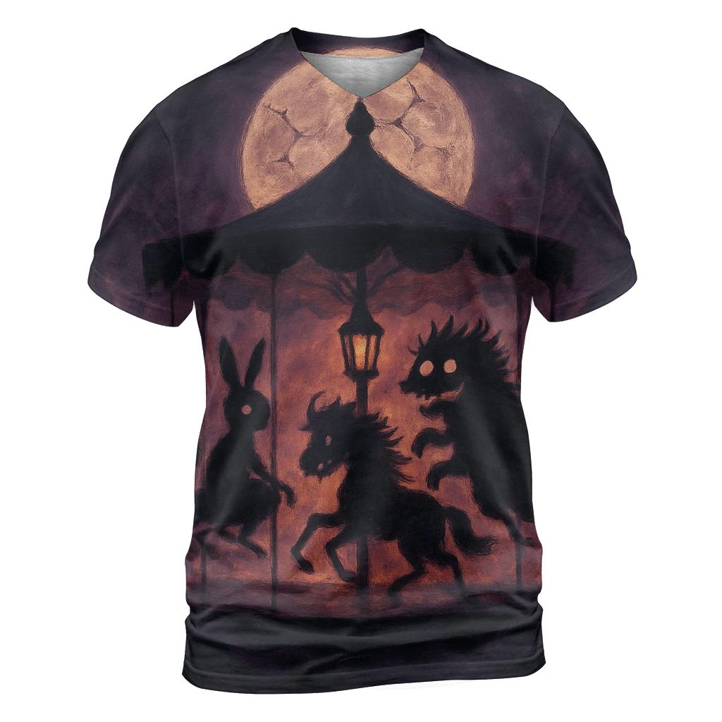 Random Shadow Carousel statement graphic shirts
