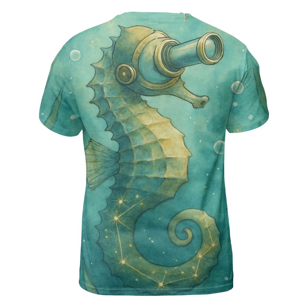 Random Stargazer Seahorse designer pattern shirts