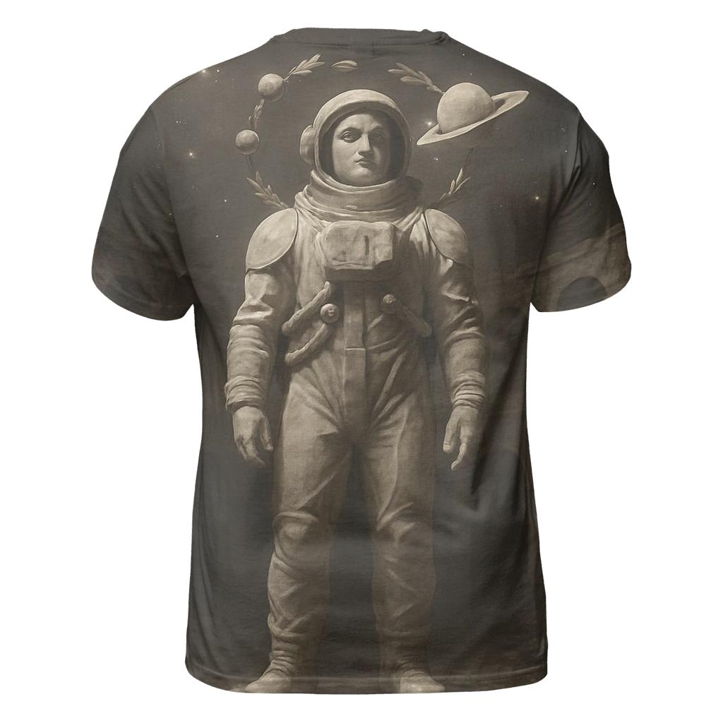 Random Marble Astronaut creative print fashion shirts