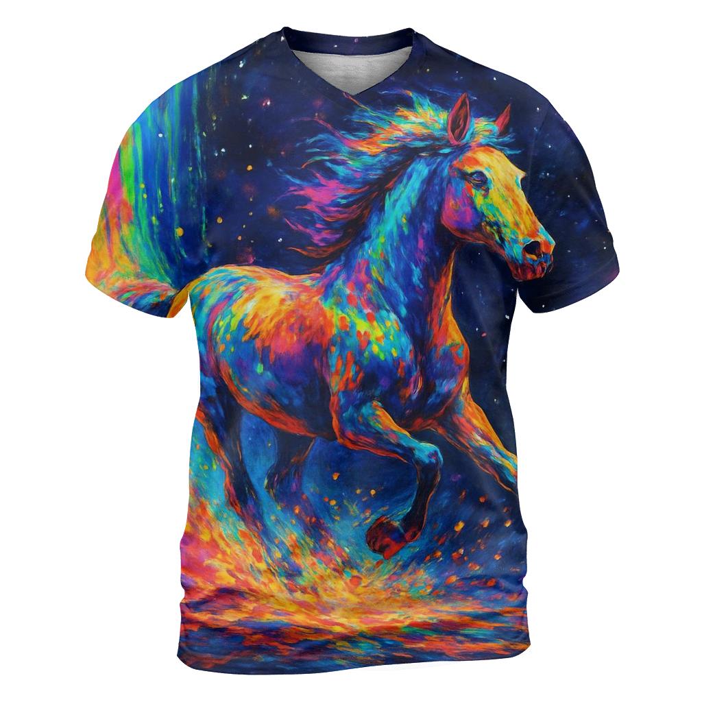 Random Colorfall Stallion custom all-over print shirts