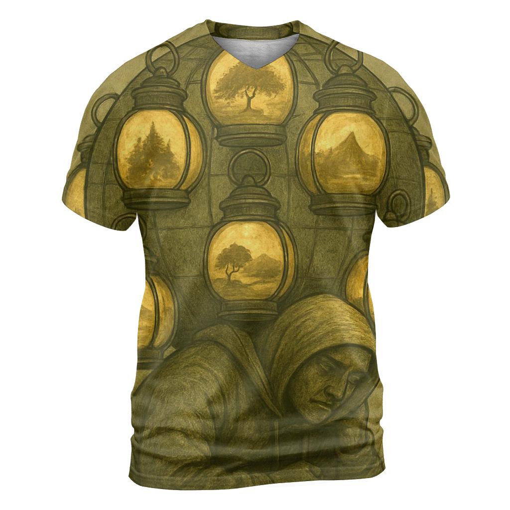 Random Lantern Atlas designer pattern shirts