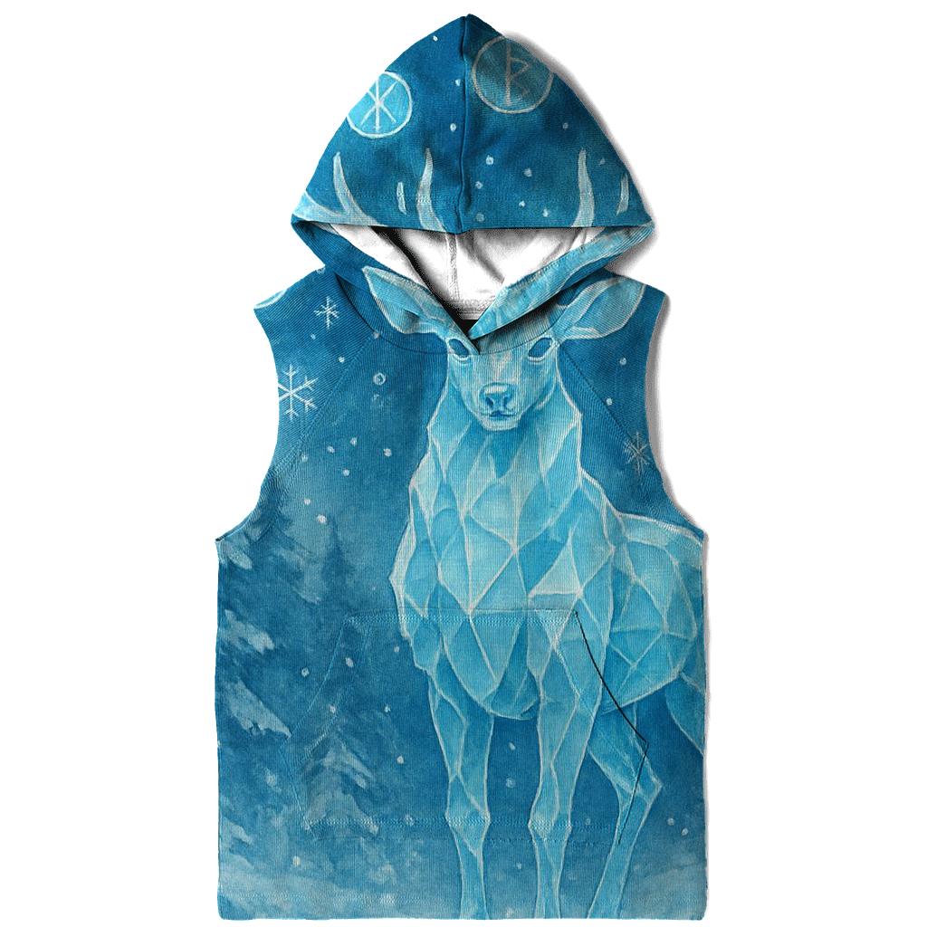 Random Crystal Stag designer hoodies