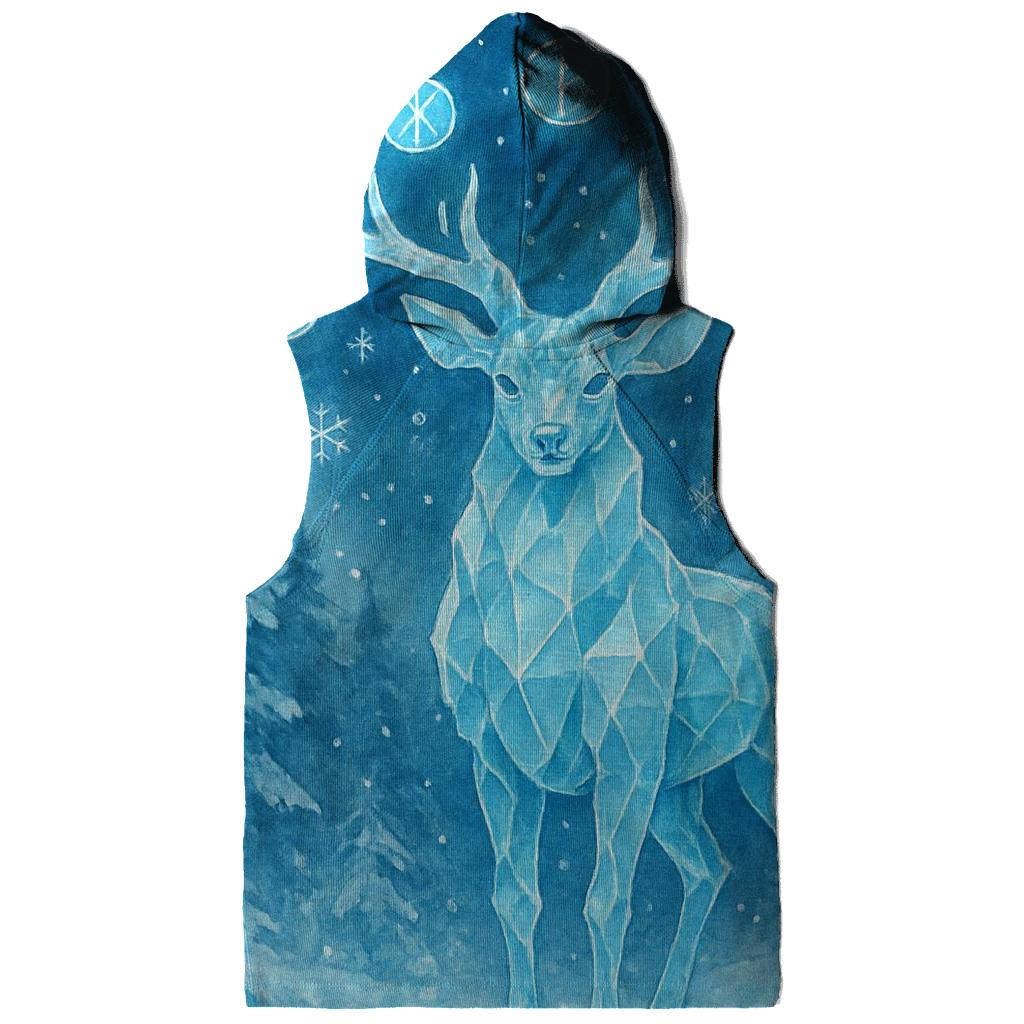 Random Crystal Stag designer hoodies