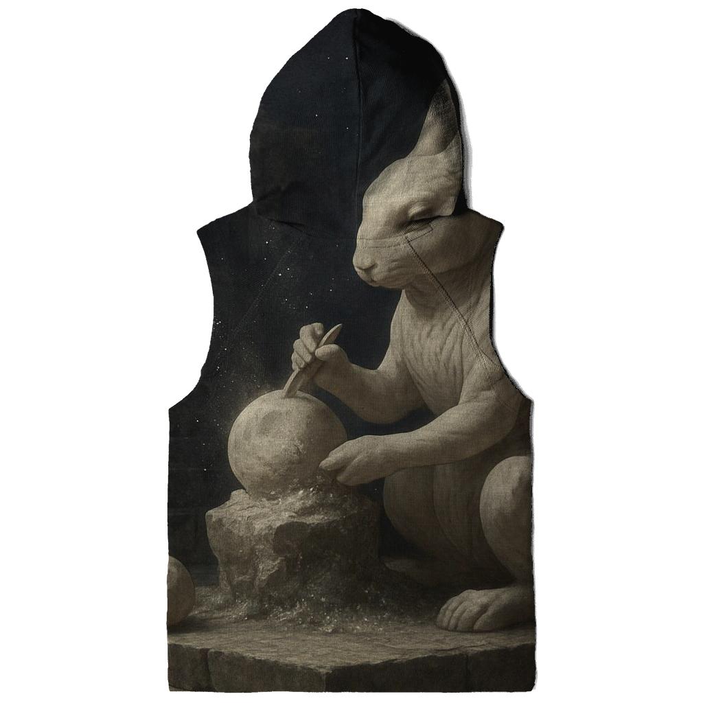 Random Marble Moon Rabbit hoodie designs