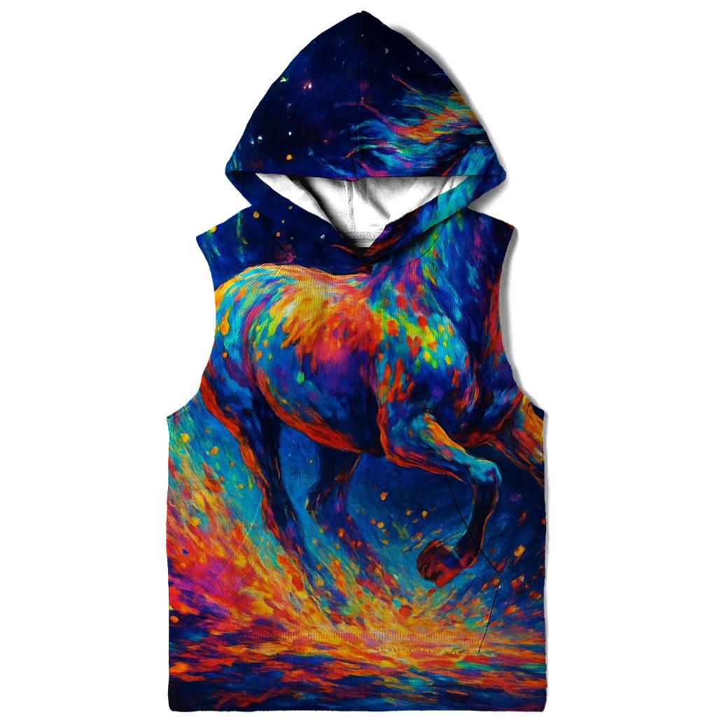 Random Colorfall Stallion graphic hoodies