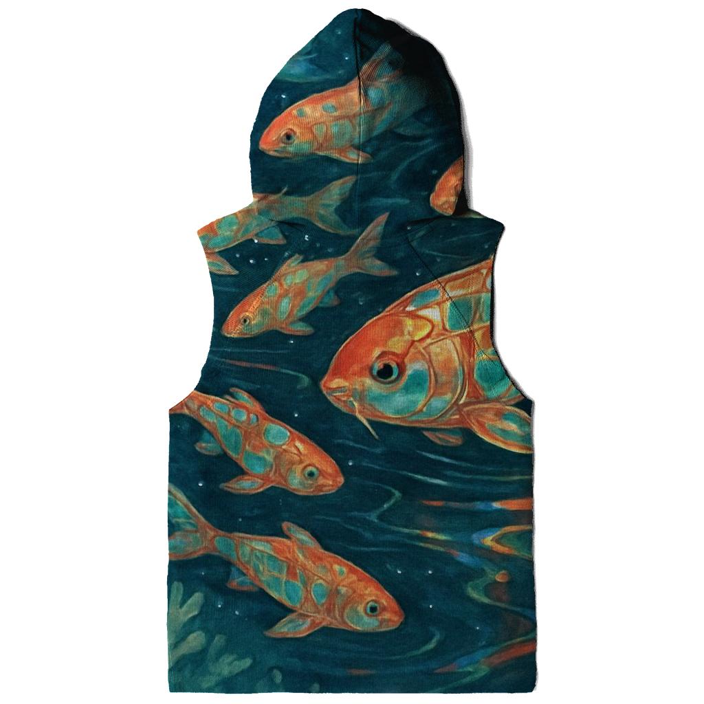 Random Prism Koi printed hoodies