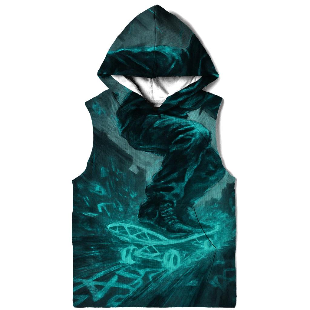 Random Ether Skateboarder pullover hoodies