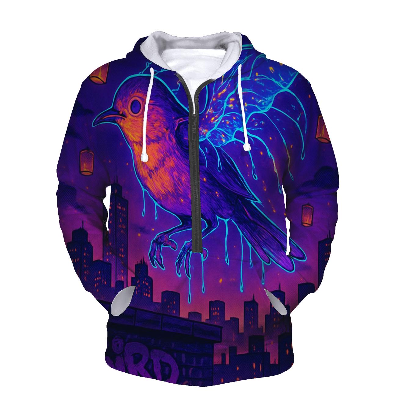 Random Neon Jellybird premium hoodies