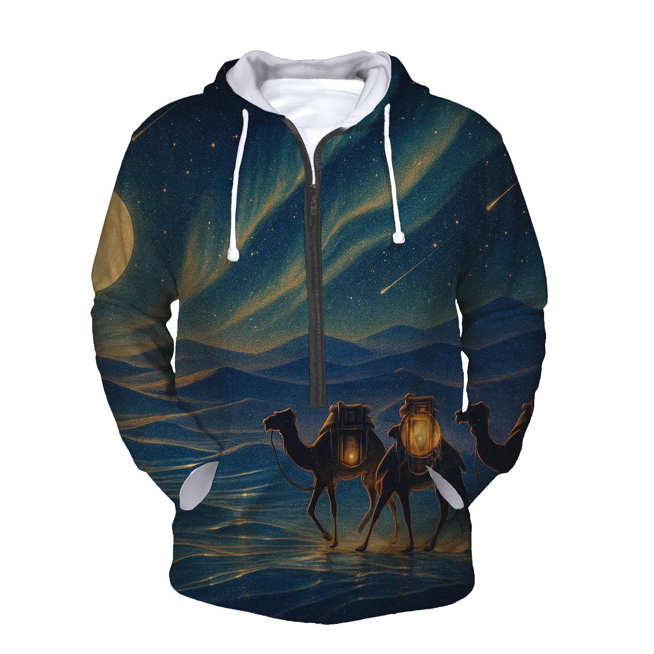 Random Midnight Caravan pullover hoodies