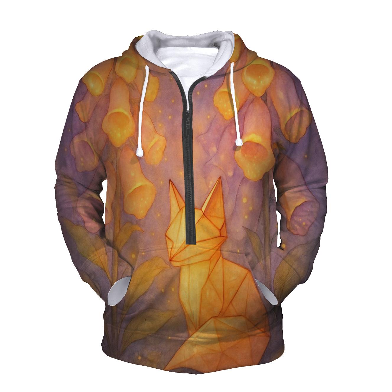 Random Lantern Foxglove pullover hoodies