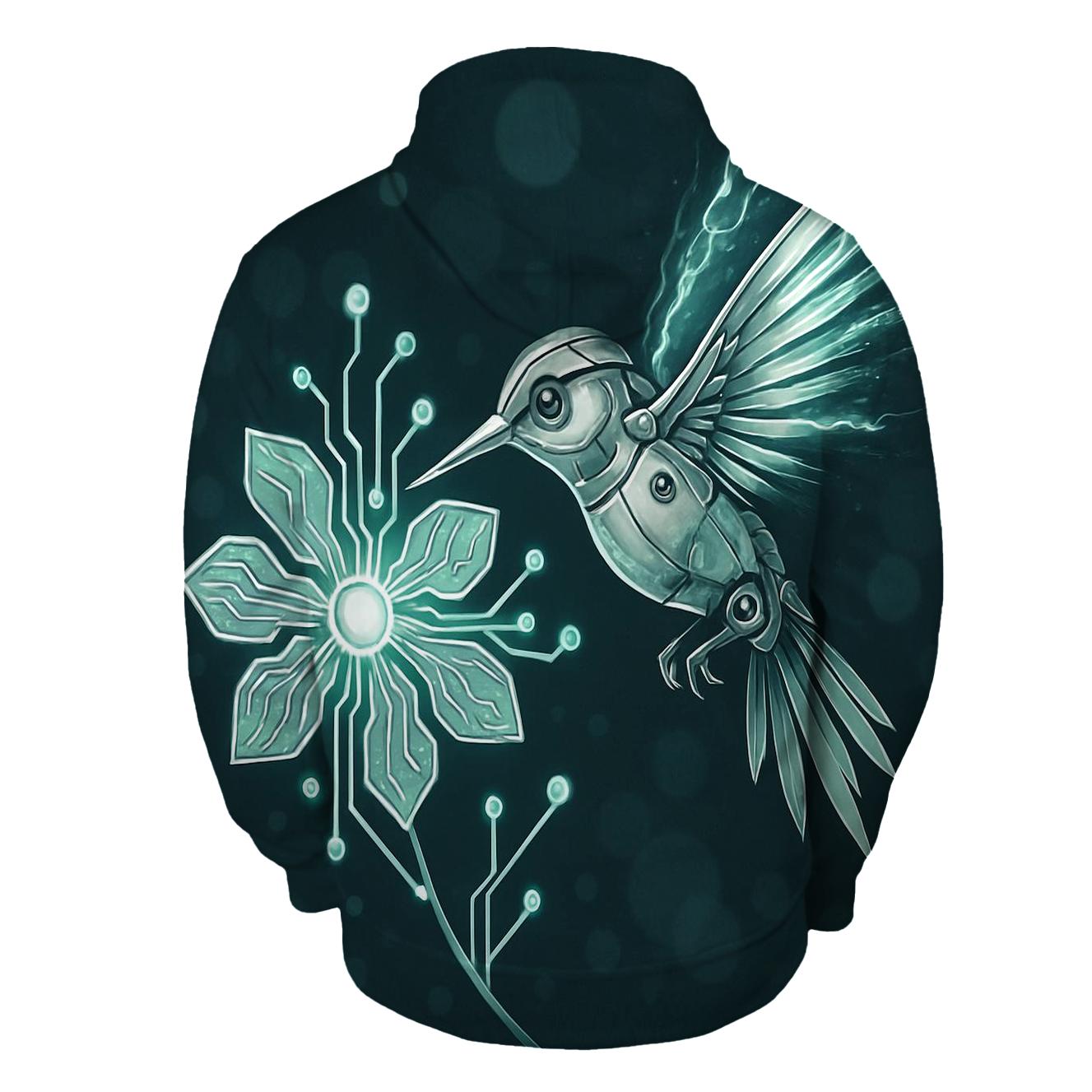 Random Mechanical Hummingbird hoodies fashion