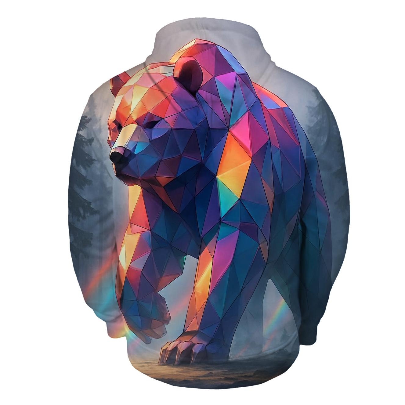 Random Prism Bear hoodie styles