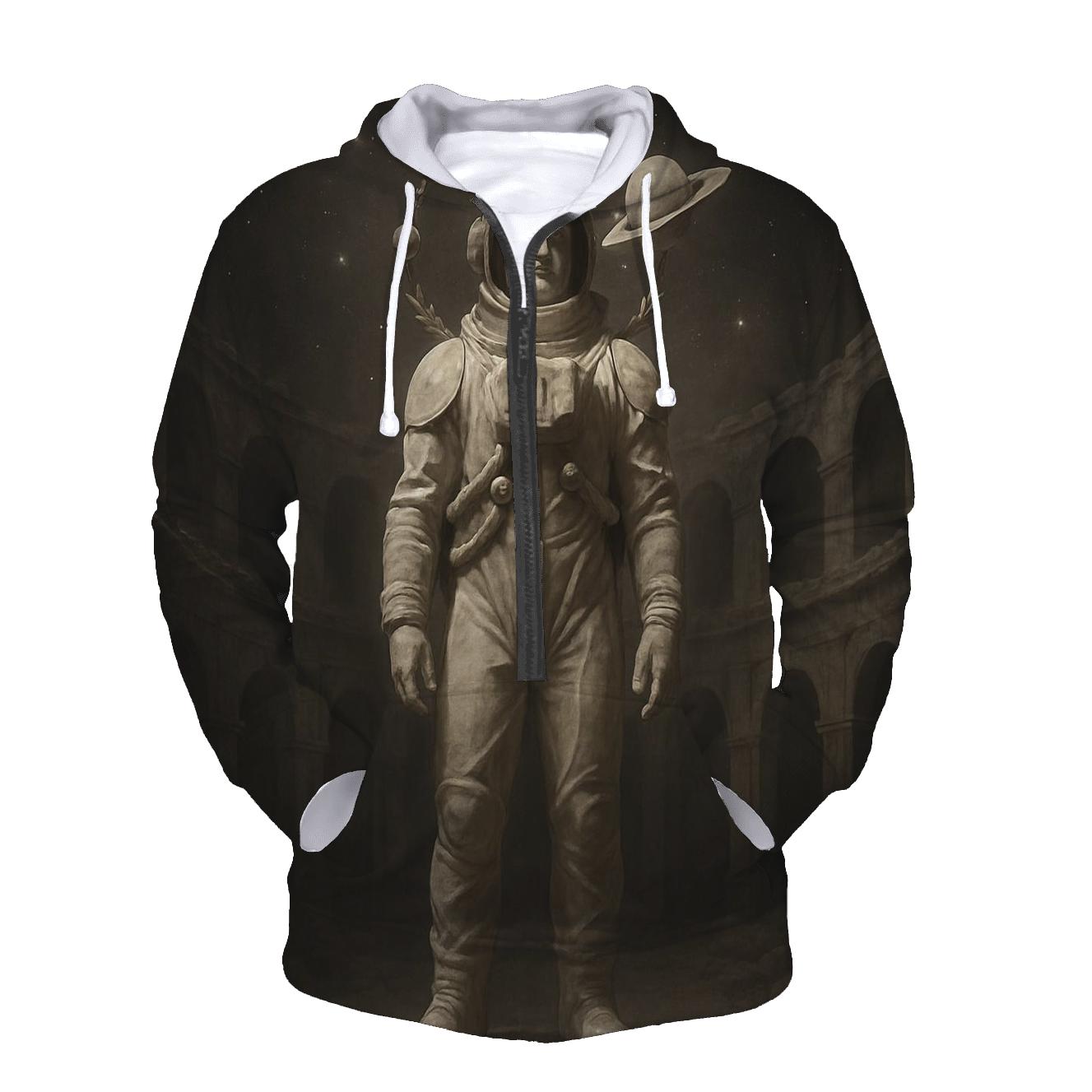 Random Marble Astronaut premium hoodies