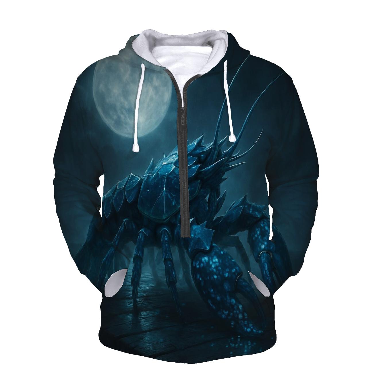 Random Sapphire Lobster designer hoodies