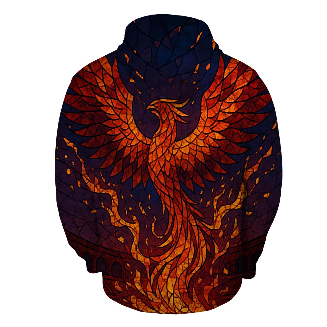 Random Mosaic Phoenix premium hoodies