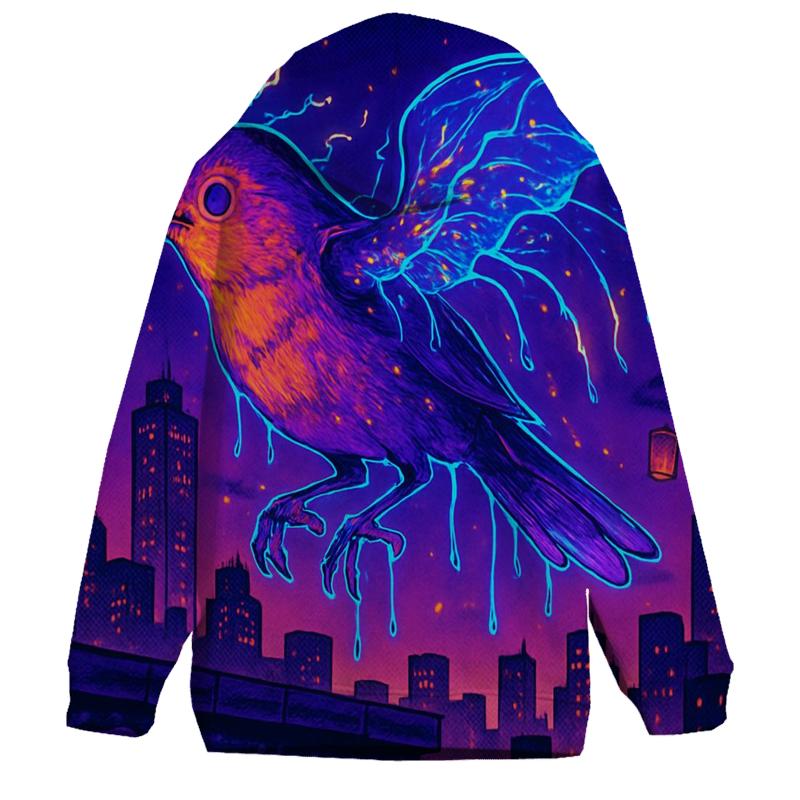 Random Neon Jellybird lightweight hoodies