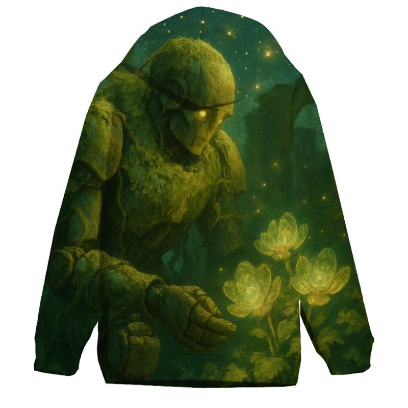 Random Garden Golem graphic hoodies