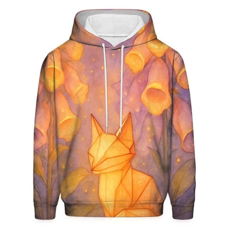 Random Lantern Foxglove pullover hoodies