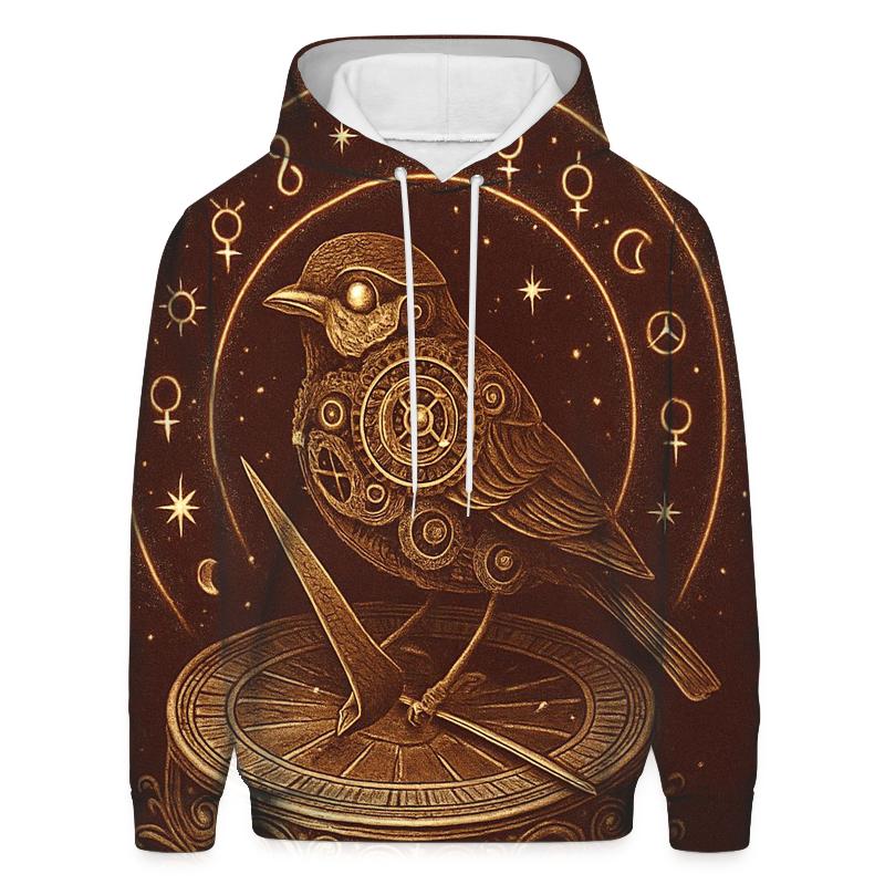 Random Clockwork Sparrow lightweight hoodies