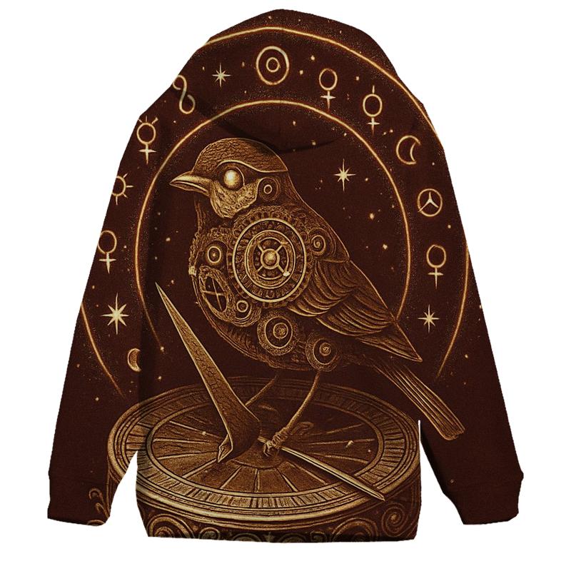 Random Clockwork Sparrow lightweight hoodies