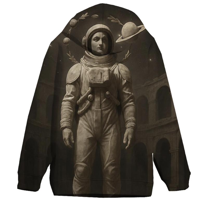 Random Marble Astronaut heavyweight hoodies