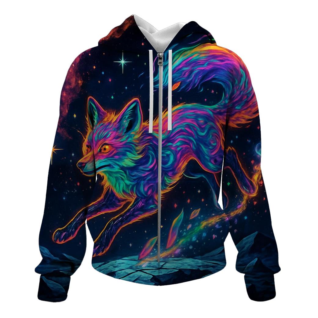 Random Nebula Fox lightweight hoodies