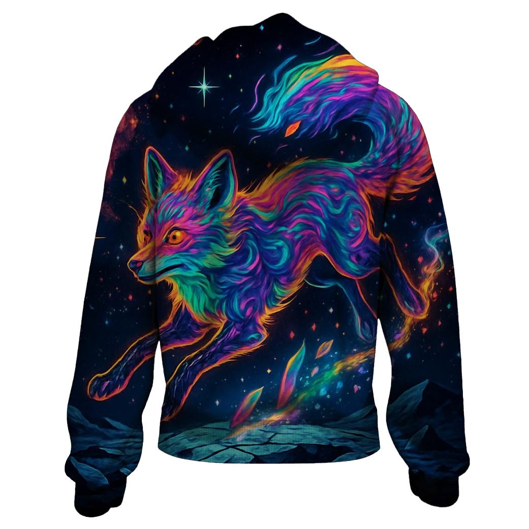 Random Nebula Fox lightweight hoodies