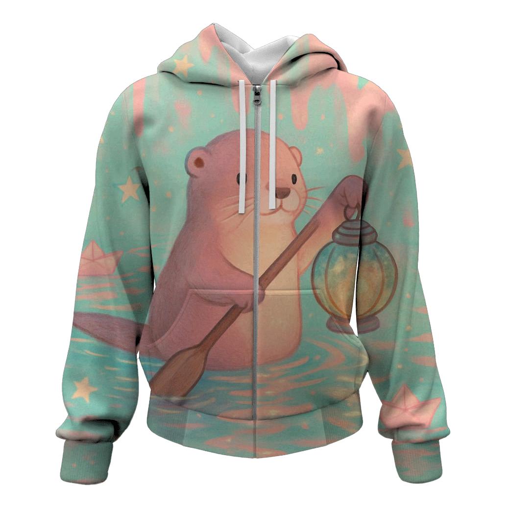 Random Lantern Otter custom hoodies